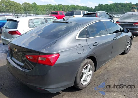 2017 Chevrolet Malibu Ls from USA, damaged, VIN 1G1ZB5ST4HF196404